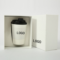 Vente chaude haut de gamme recyclable tasse eau tasse en céramique boîte d'emballage conception en gros pour bureau tasse à café papier couché