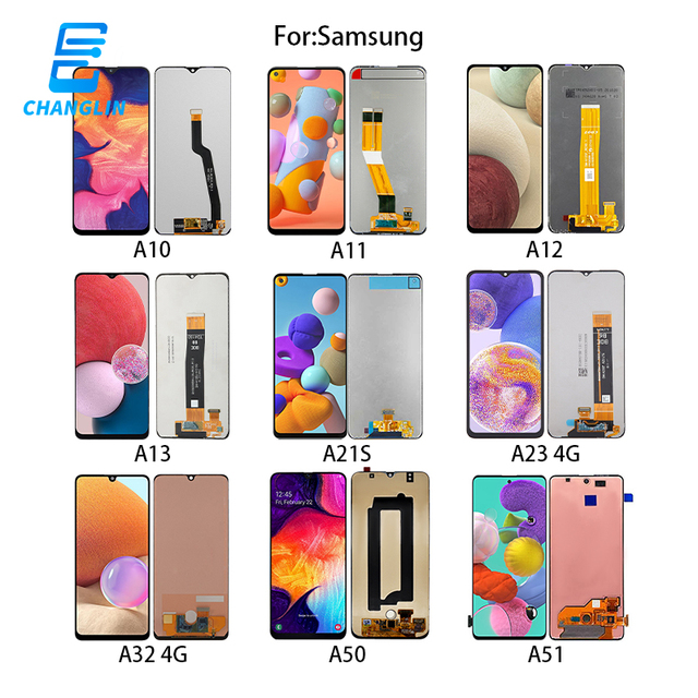 Mobile Phone LCD for Samsung for Galaxy Series Displays Screen Compatible Models A21s A80 A10s A10 A11 A12 A13 A15 A06 A05 A16