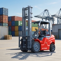Forklift Pengangkat Pallet Berat Liftron CPD35 untuk Logistik Gudang dengan Sistem Counterbalance Elektrik