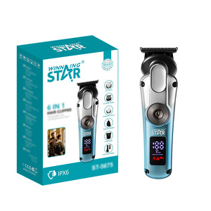 Winningstar - Juego de 6 en 1 de Recortadora de Pelo Eléctrica Tipo C para el Hogar, Recortadora de Barba Portátil - Product Image 1