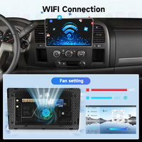 Cadre d'autoradio Android Podofo Qualcomm 8 Core 10 ''pour Chevrolet Silverado 2007-2012 4 + 64G sans fil CarPlay/Android Auto WiFi