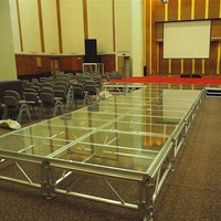 Dragonstage Vente directe d'usine Petit podium en fibre de verre acrylique pour église, mariage, événement, fête, fournitures
