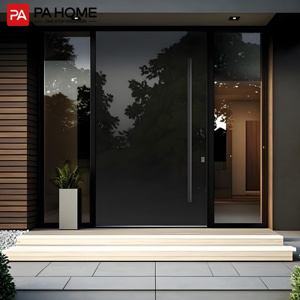 Pinai ประตูทางเข้าด้านความปลอดภัยสำหรับที่พักอาศัยที่ทันสมัยประตูห<span class=keywords><strong>น</strong></span>้าอะลูมิเนียมภาย<span class=keywords><strong>น</strong></span>อกอาคาร - Product Image 5