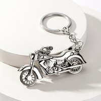 Llavero de Metal con Modelo Creativo de Personalidad, Simulación de Motocicleta Harley, Colgante para Llaves, Accesorios para Llavero de Moto en Aleación de Zinc