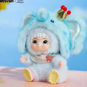 Caja Sorpresa de Peluches Originales Miniso Letsvan Wakuku, Peluche <span class=keywords><strong>con</strong></span> Clip, Personaje de Anime, Muñeco Coleccionable, Colgante Decorativo, Moderno - Product Image 6