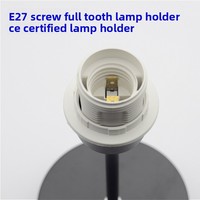 Support de lampe en aluminium moulé sous pression de type vis E27, base de lampe de table et de sol pour chambre à coucher, lampe de chevet, accessoire d'éclairage décoratif
