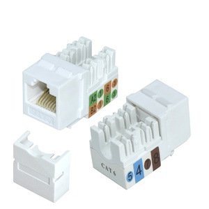 U L chứng nhận Keystone Jack cat6A <span class=keywords><strong>Cat6</strong></span> cat5e RJ45 Mạng 8P8C RJ11 mạng thông tin liên lạc kết nối <span class=keywords><strong>Coupler</strong></span> XJY-NE-188 - Product Image 1