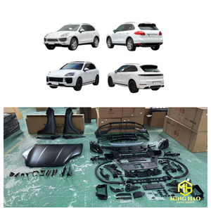 Pièces extérieures de voiture Pare-chocs avant et arrière pour 18-23 <span class=keywords><strong>Porsche</strong></span> Cayenne mise à niveau nouveau 24 9Y0 pare-chocs complet capot aile panneau corps - Product Image 6
