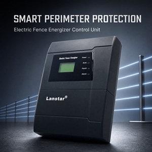 Lanstar LX-2018SCD Elettrificatore per Recinzioni Elettriche a Zona Singola in Plastica, 500m, con Allarme, Impermeabile, Facile da Assemblare, per Recinzioni di Sicurezza - Product Image 1