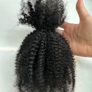afro Kinky Human Hair For Braiding Dreadlocks Repair Human Hair Bulk hair Afro Kinky CurlyTexture