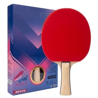 Set Raket Tenis Meja Serat Karbon & Kayu yang Dapat Disesuaikan dengan Layanan Pemotongan Desain Tahan Lama 2 Buah Pegangan Kayu Murni