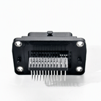 Connettore ECU Automobilistico a 24 Pin PBT Elettrico 3-6437285-1, Spina ECU Maschio ad Alte Prestazioni per Chip Tuning