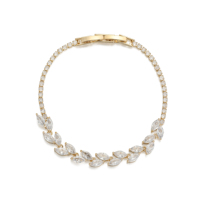 Bracelet coloré en forme de feuille pour femme, avec boucle de montre, chaîne, Pulsera De Mujer, idéal pour les fêtes, les voyages, les vacances, bracelet de luxe léger et tendance