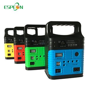 Station d'alimentation solaire Espeon 10W avec batterie au lithium, lampe de camping et système de charge LED de bureau - Product Image 4