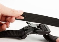 Ceinture tactique multifonctionnelle pour homme, boucle en alliage œil de serpent, ceinture en toile, ceinture d'entraînement, pièces de sac spéciales, accessoires