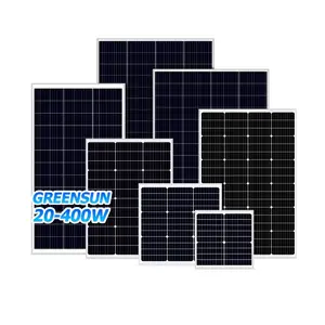 80W 90W 100W 120W פאנלים סולאריים שחורים 100W 150W 200W 250W 300W מחסן עם מחיר מפעל