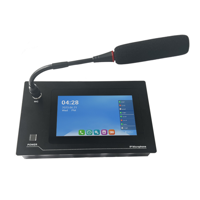 Vnetpa NS-M30 IP Paging MIC  Microphone Over IP Network PA System Built-in Speaker  5W