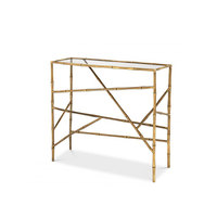 Table basse élégante en bois et en fer de style français Table basse d'étagère de conception moderne pour le salon meubles de maison à prix équitable