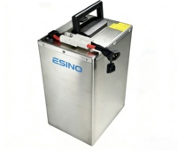 Station de recharge intelligente ESINO ES-DG8 pour vélos électriques, armoire de charge extérieure PD avec 800W et 6 ports USB