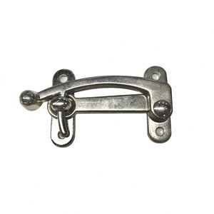 WEKIS Silver Anti-Theft Latch Buckle Zinc Alloy Safety Buckle Door <b>Lock</b> Buckle - Product Image 6