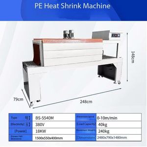 เครื่องบรรจุภัณฑ์แบบหดรัดขวดชนิดปลอกหุ้ม, เครื่องบรรจุภัณฑ์แบบหดรัดด้วยฟิล์มความร้อน, เครื่องบรรจุภัณฑ์แบบมัดรวมสำหรับเครื่องดื่ม - Product Image 4