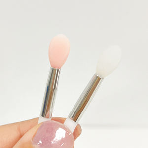 Mini cepillo de labios de silicona portátil, aplicador de máscaras de labios de sombra de ojos multifuncional con bolsa <span class=keywords><strong>EVA</strong></span> - Product Image 3