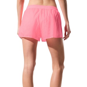 Shorts de sport d'été pour femmes, écologiques, respirants, en laine peignée, durables, en polyester, bermuda décontracté, prix de gros bas, coupe droite - Product Image 3