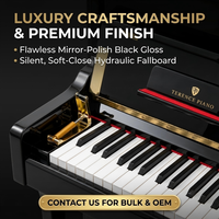 S71 Upright Digital Piano 88 Keys Hammer Action Graded Hammer Hi Fi Stereo Speakers Elegant Appearance for Music School