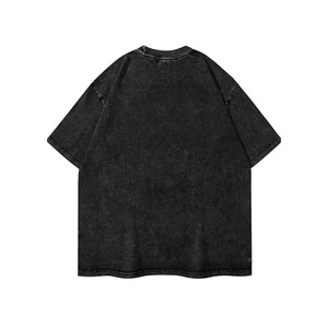 <span class=keywords><strong>เสื้อ</strong></span>ยืดแฟชั่นสตรีทสไตล์อเมริกันย้อนยุคแบบถักหลวมๆ ปรับแต่งได้ ผ้าฝ้าย 100% ปักโลโก้ <span class=keywords><strong>ลาย</strong></span>พื้นเรียบ พิมพ์ลายดิจิทัล รับผลิตแบบ OEM - Product Image 4