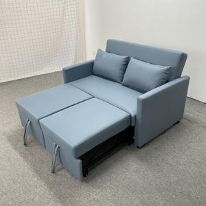 Canapé-lit en cuir pour salon, canapé-lit extensible pour 2 personnes - Product Image 6