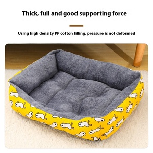 Venta al por mayor Rectangular Ecológico Engrosado Cálido Invierno Mat Pet <span class=keywords><strong>Bed</strong></span> para perros grandes y pequeños - Product Image 5