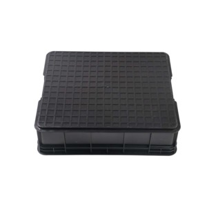 Công Nghiệp Điện Tử Lưu Trữ Thùng Chống Tĩnh Điện Nhựa ESD <span class=keywords><strong>Container</strong></span> 600*500Mm Kích Thước Đóng Gói Trong Thùng Carton Xếp Chồng Kệ & Kệ - Product Image 5