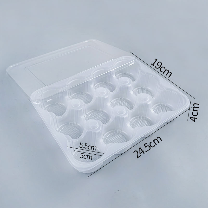 12-grid tary with lid