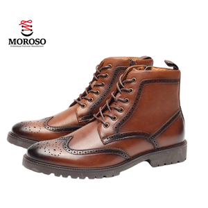 leather long shoes price