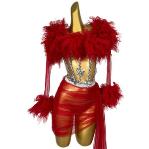 Vestidos Mujer Sexy Durchsichtige Mesh Rüschen Träger lose kurze Geburtstag <span class=keywords><strong>Prom</strong></span> Kleid Lady Frauen Elegante formelle Party Abendkleider - Product Image 5