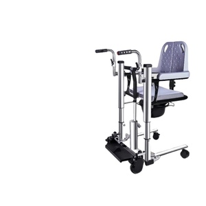 Chaise d'aisance 3 en 1 rotative réglable pour personnes âgées avec roues - Product Image 2