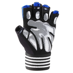 Gants de gymnastique d'haltérophilie en gros haltérophilie bon marché professionnel respirant demi-doigt gants d'haltérophilie d'entraînement de gymnastique. - Product Image 3