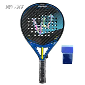 Racket Beach Tennis Top Ranked Quality Factory Atacado Personalizado Sua Própria Marca De Fibra De Carbono Padel Racket Tennis Paddle Racket