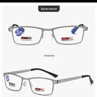 Lunettes de lecture tendance anti-lumière bleue et anti-fatigue à verres transparents, haut de gamme, pour hommes/femmes, noires, vente en gros directe usine