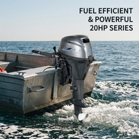 Moteur hors-bord marin Yamaha 20 CV 4 temps à essence haute puissance à refroidissement par eau pour la navigation quotidienne des navires marins