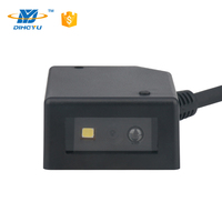 Escáner de Códigos de Barras y Códigos QR 1D/2D Automático DY SCAN con USB/RS232, Sensor CMOS, Lector de Montaje Fijo para PDF417, Velocidad de Escaneo de 25CM/S