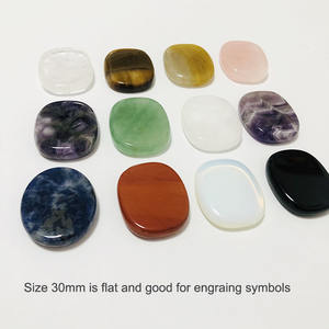 Kwarts Palmsteen Kristal Genezende Edelsteen Zorgen Steen Feng Shui Gravure Cn; Gua Gesneden Originele Kleur 5 Dagen Diverse Ovale Roos - Product Image 6