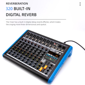 Professional 8 Channel <span class=keywords><strong>Audio</strong></span> <span class=keywords><strong>Mixer</strong></span> com USB Blue Tooth DSP Efeitos DJ Controller/<span class=keywords><strong>Audio</strong></span> Console <span class=keywords><strong>Mixer</strong></span> para Estúdio de Gravação Stage - Product Image 6