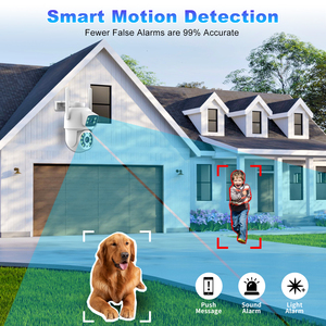 Ống kính kép PTZ máy ảnh 3MP + 3MP Độ phân giải cao Wifi máy ảnh đám mây Lưu trữ hình người theo dõi hai cách âm thanh không dây máy ảnh - Product Image 5