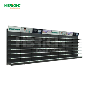 Espositore Regolabile di Lusso in Acciaio Antiruggine Resistente, Scaffalature con Rivestimento in Polvere Epossidica per Supermercati e Negozi Scontati - Product Image 4