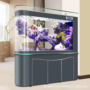 Aquarium moderne à filtre inférieur en forme de balle pour bureau à domicile, utilisation écologique, aquarium de 400 L avec ornement personnalisable - Product Image 5