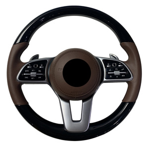 Nouveau volant personnalisé en PVC pour Mercedes Benz W204 W205 W212 W213 <span class=keywords><strong>AMG</strong></span> C300 - Product Image 2