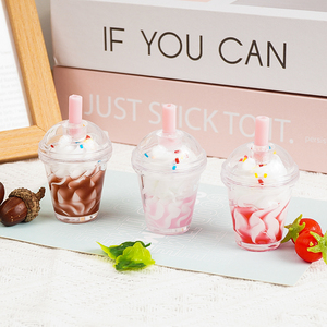 Mini-gobelets en plastique personnalisés pour confiture et crème glacée, modèles amusants pour présentation alimentaire, desserts simulés, jouets alimentaires - Product Image 6