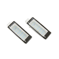 Feux de plaque d'immatriculation LED sans erreur pour Renault Captur Espace Fluence Scenic Laguna Modus FL numéro feu de plaque d'immatriculation