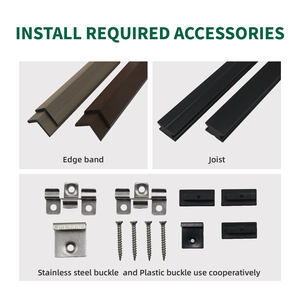 مفاجأة ترويج السعر تصميم عصري جديد منزل صديق للجلد مقاوم للماء ديكور صوفي Coextrusion decking - Product Image 6